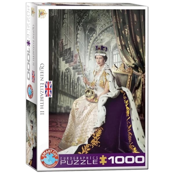 پازل 1000 تکه یوروگرافیکس Eurographics طرح ملکه الیزابت دوم — تصویر ۶