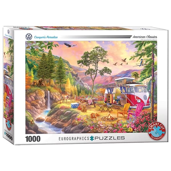 پازل 1000 تکه یوروگرافیکس Eurographics طرح بهشت کمپرها — تصویر ۶