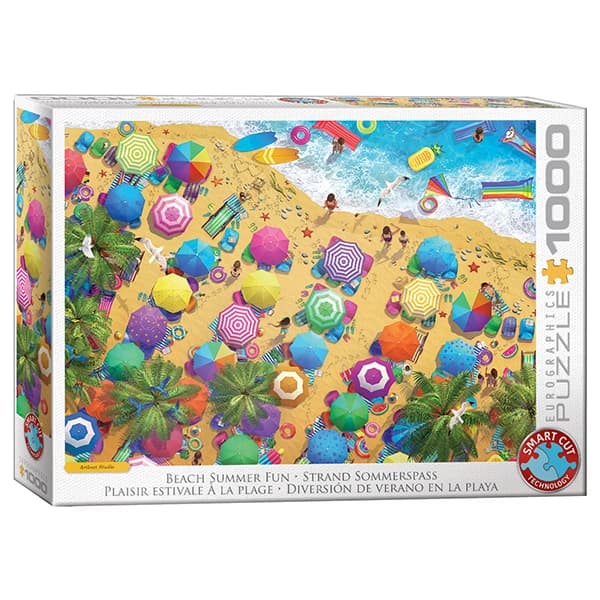 پازل 1000 تکه یوروگرافیکس Eurographics طرح تفریح تابستانی ساحل — تصویر ۶