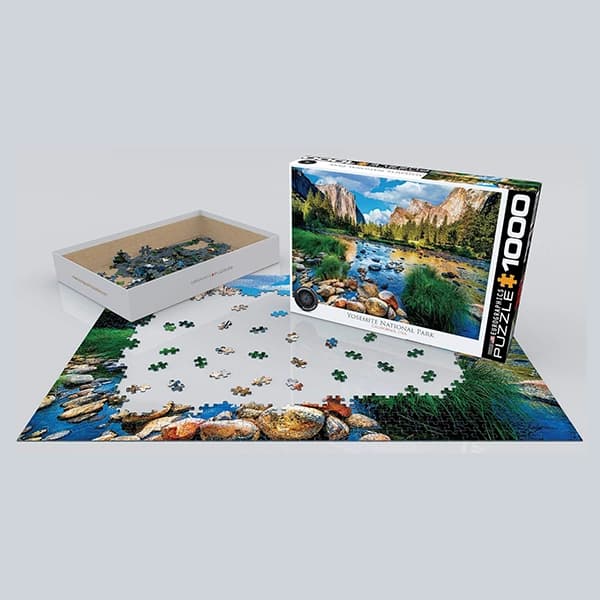 پازل 1000 تکه یوروگرافیکس Eurographics طرح پارک ملی یوسمیت کالیفرنیا — تصویر ۷