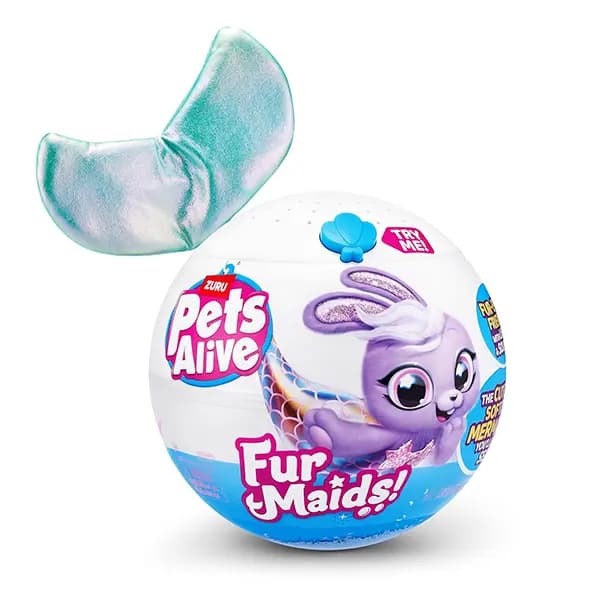 عروسک سوپرایزی Pets Alive مدل Fur Maids سبز