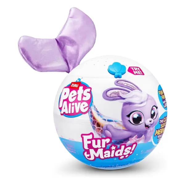 عروسک سوپرایزی Pets Alive مدل Fur Maids بنفش — تصویر ۹