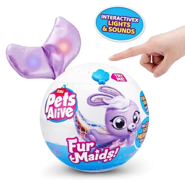 عروسک سوپرایزی Pets Alive مدل Fur Maids بنفش — تصویر ۸