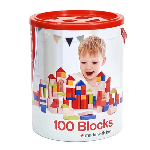 بلاک چوبی 100 عددی کلاسیک ورد Classic World — تصویر ۹