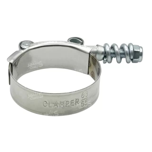 بست استیل فنردار فشار قوی کلمپر(CLAMPER) سایز۶۳-۵۵ میلیمتر — تصویر ۷