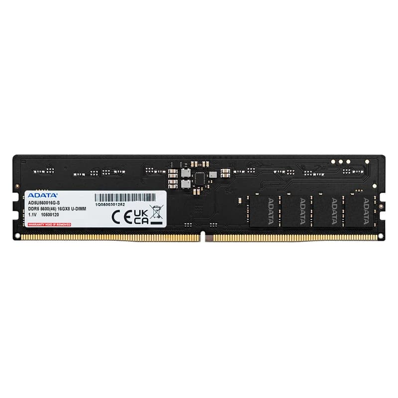 رم دسکتاپ DDR5 16 گیگابایت لکسار با فرکانس 5600 مگاهرتز، تایمینگ CL46 و ماژول U-DIMM تککاناله — تصویر ۴