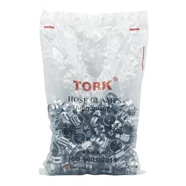 بست شلنگ فلزی سایز 8/13 میلیمتر برند ترک (TORK) — تصویر ۱۰