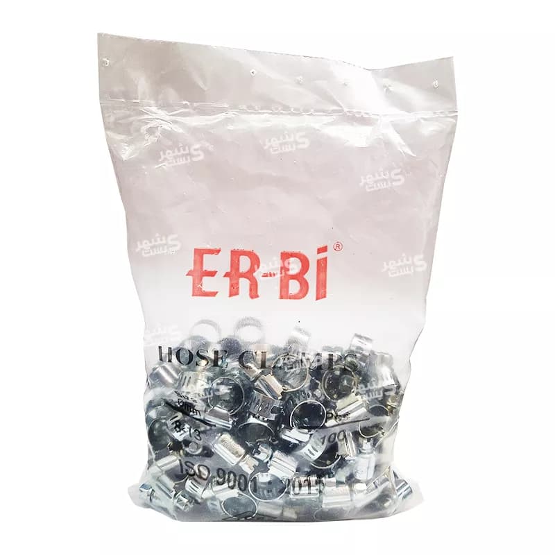 بست شلنگ فلزی سایز 8/13میلیمتر برند اربی (ER-BI) — تصویر ۵