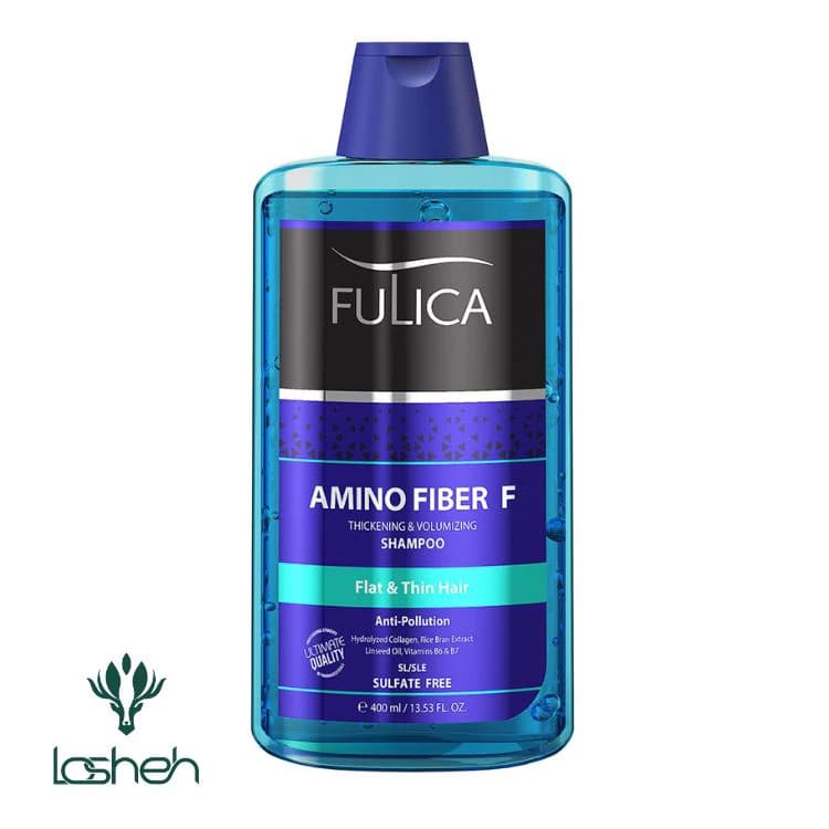 شامپو تقویت کننده مو فولیکا مدل Amino Fiber مناسب موهای کم حجم و نازک