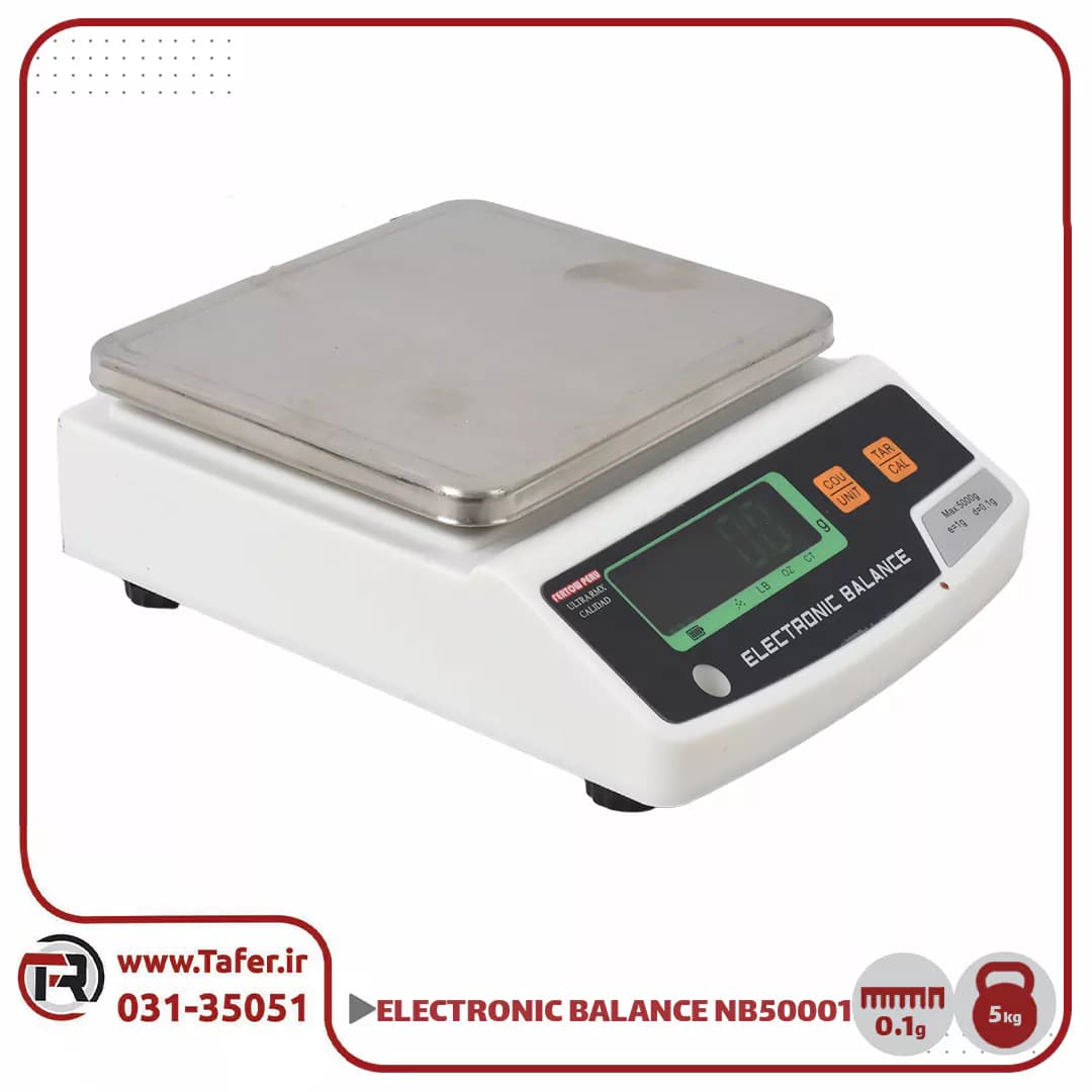 ترازوی حساس 5 کیلوگرم ELECTRONIC BALANCE مدل NB50001 — تصویر ۳