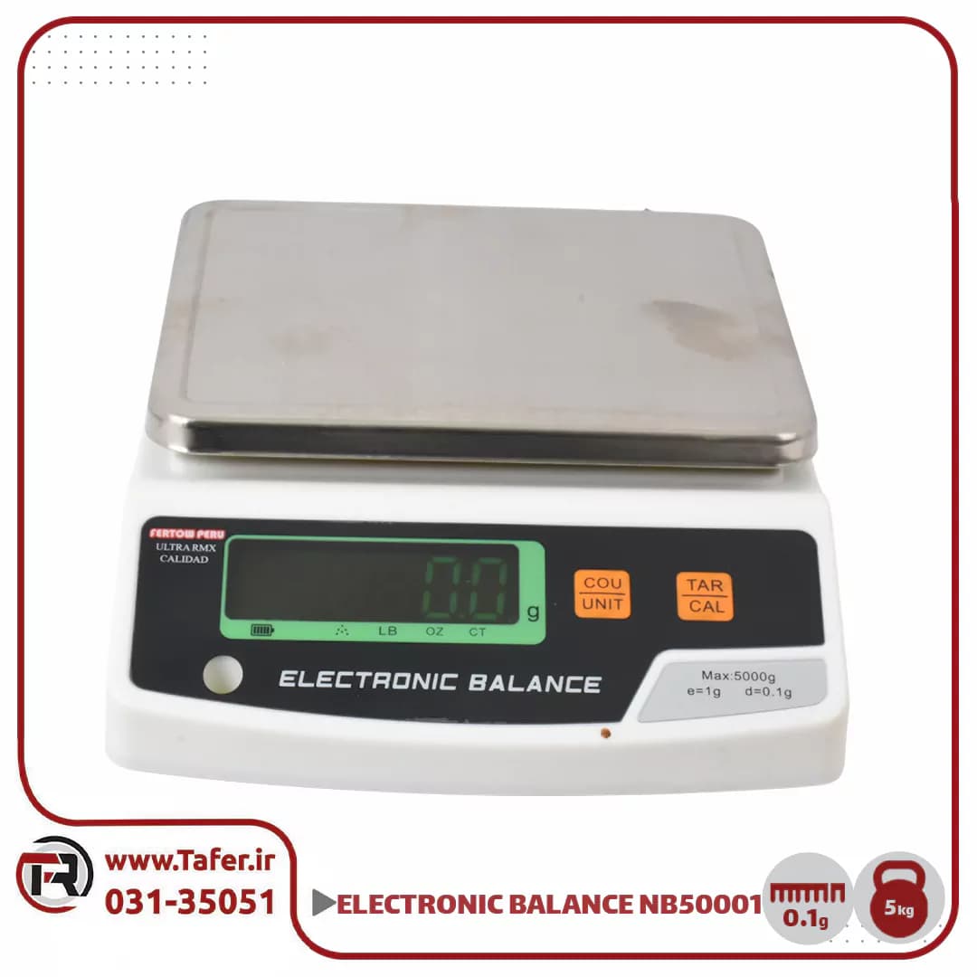ترازوی حساس 5 کیلوگرم ELECTRONIC BALANCE مدل NB50001 — تصویر ۴