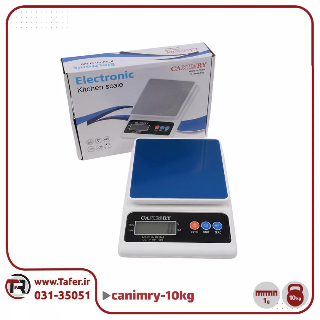 ترازو آشپزخانه 10 کيلو canimry — تصویر ۵