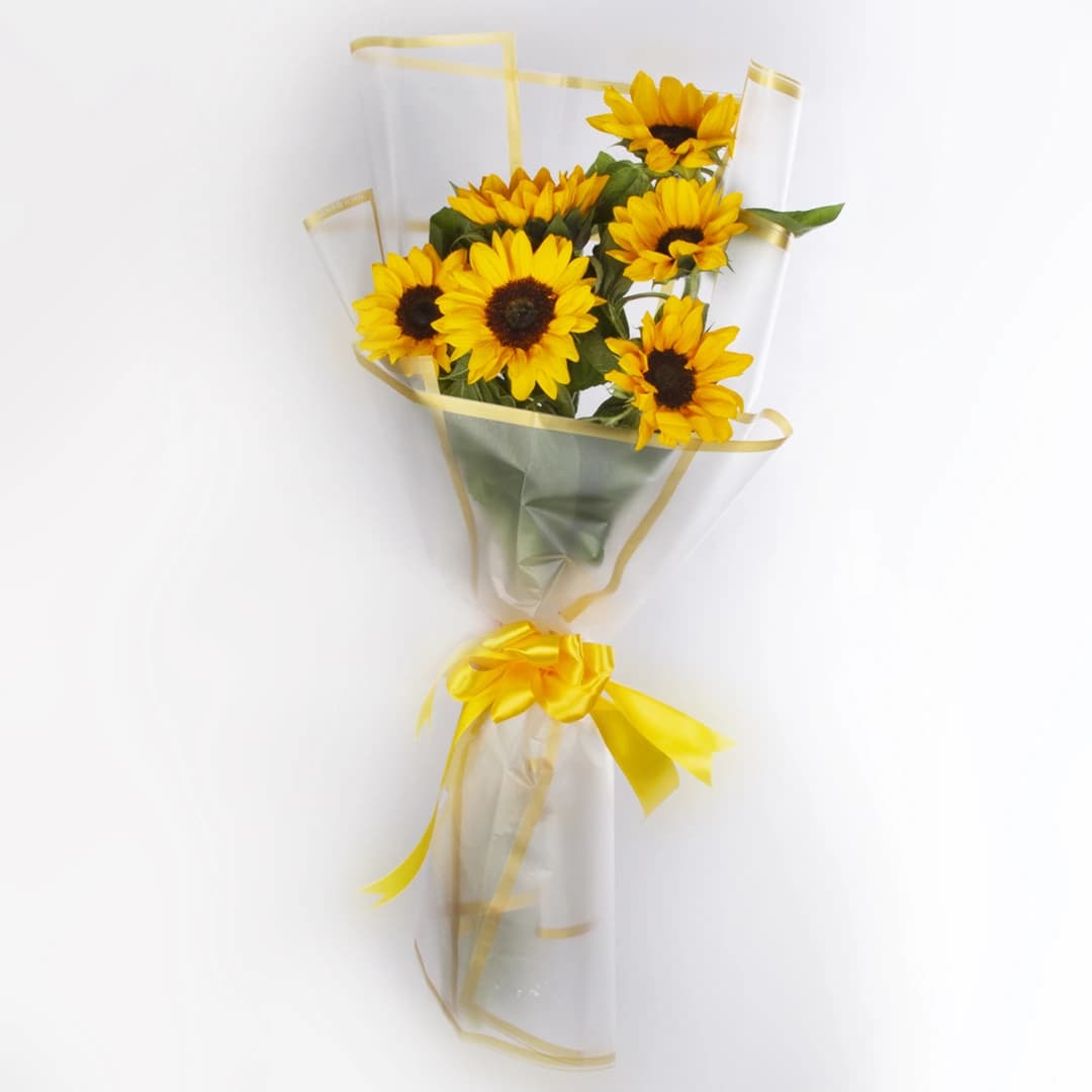 دسته گل آفتابگردان کد 6640 🌻+ ارسال 3 ساعته|باختر — تصویر ۲
