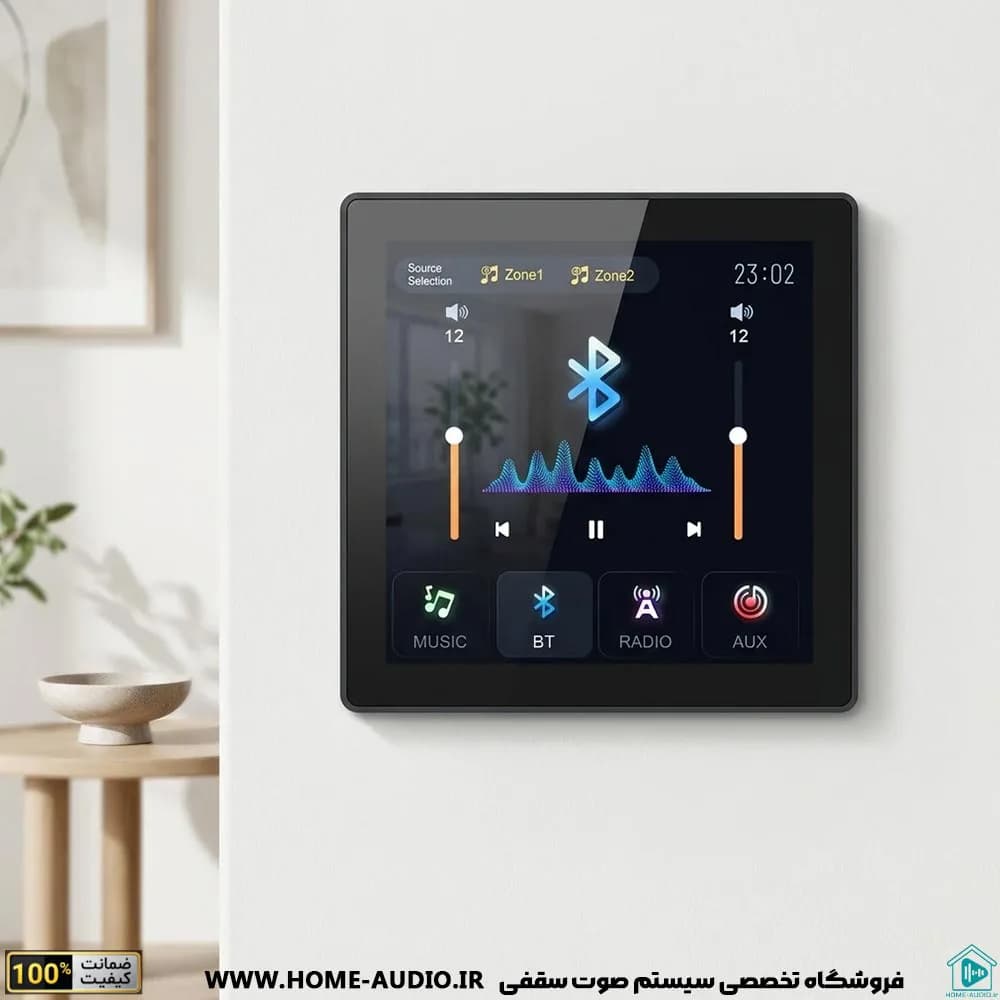 مجموعه 4 عددی اسپیکر سقفی نایس ویس مدل IC6 PRO + آمپلی فایر لمسی دیواری نایس ویس مدل A PRO — تصویر ۶