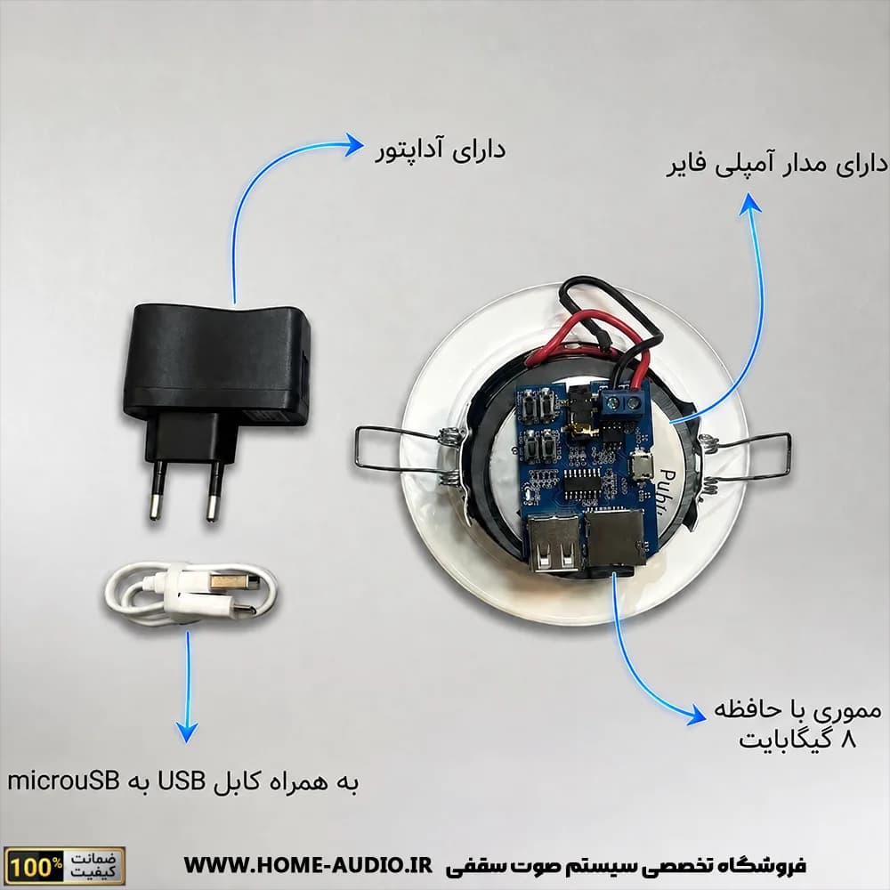 موزیک پلیر سرویس بهداشتی مدل W3 — تصویر ۹