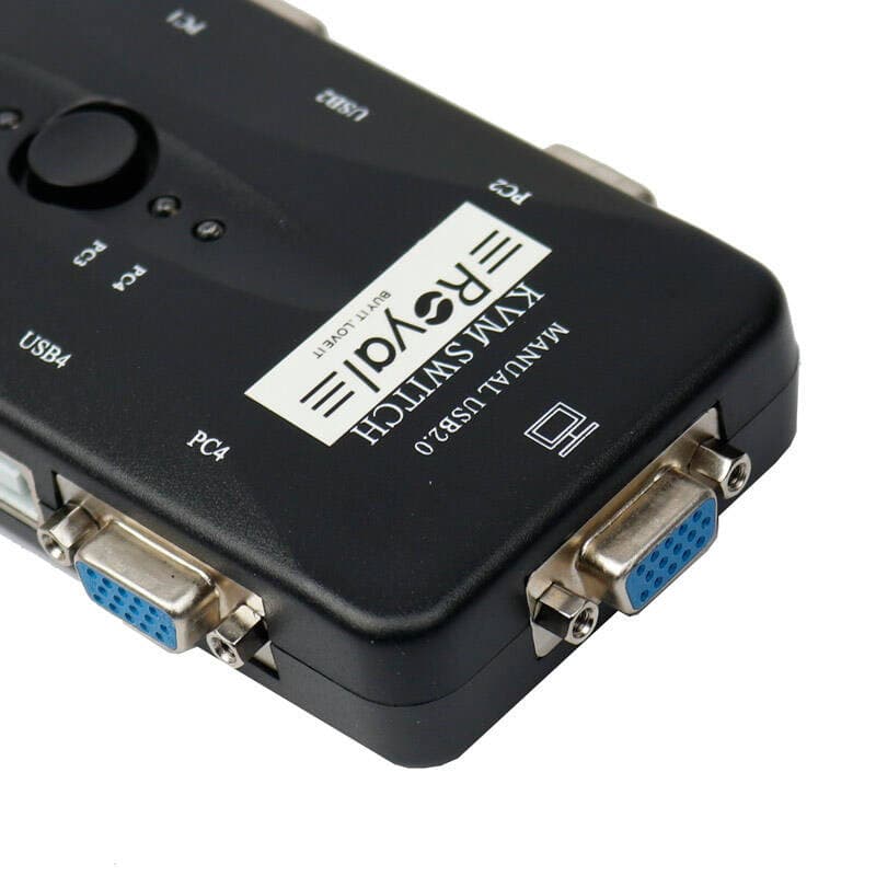 سوییچ 4 پورت KVM رویال مدل KVM-4UK — تصویر ۹