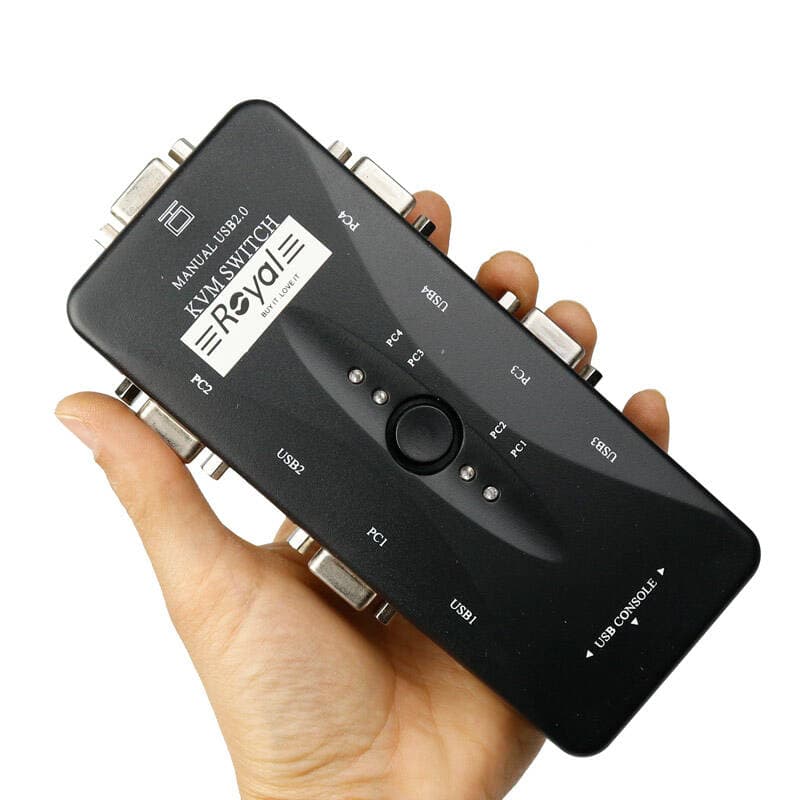 سوییچ 4 پورت KVM رویال مدل KVM-4UK — تصویر ۸
