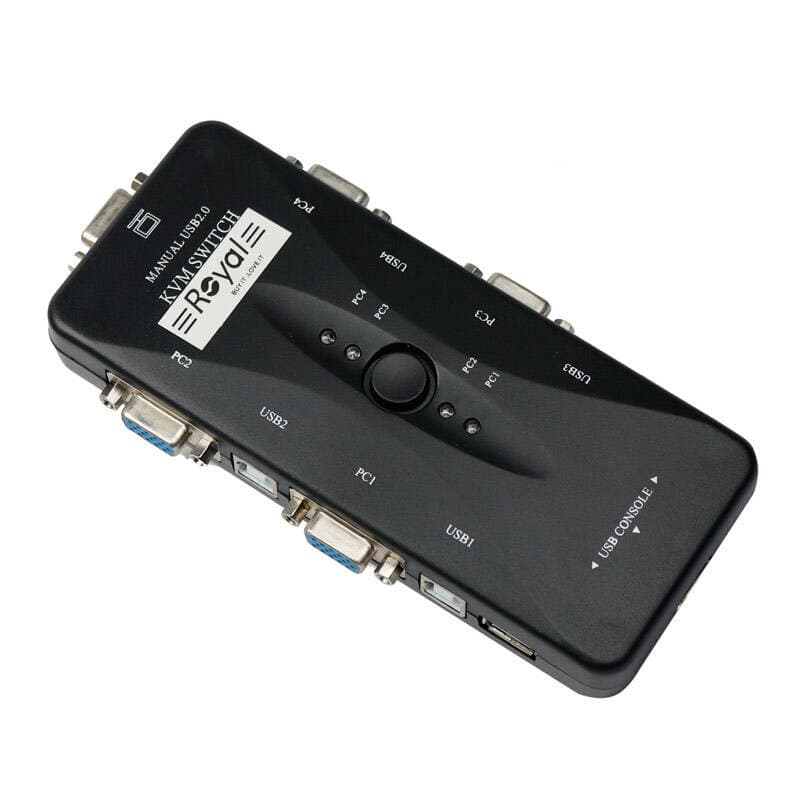 سوییچ 4 پورت KVM رویال مدل KVM-4UK — تصویر ۷