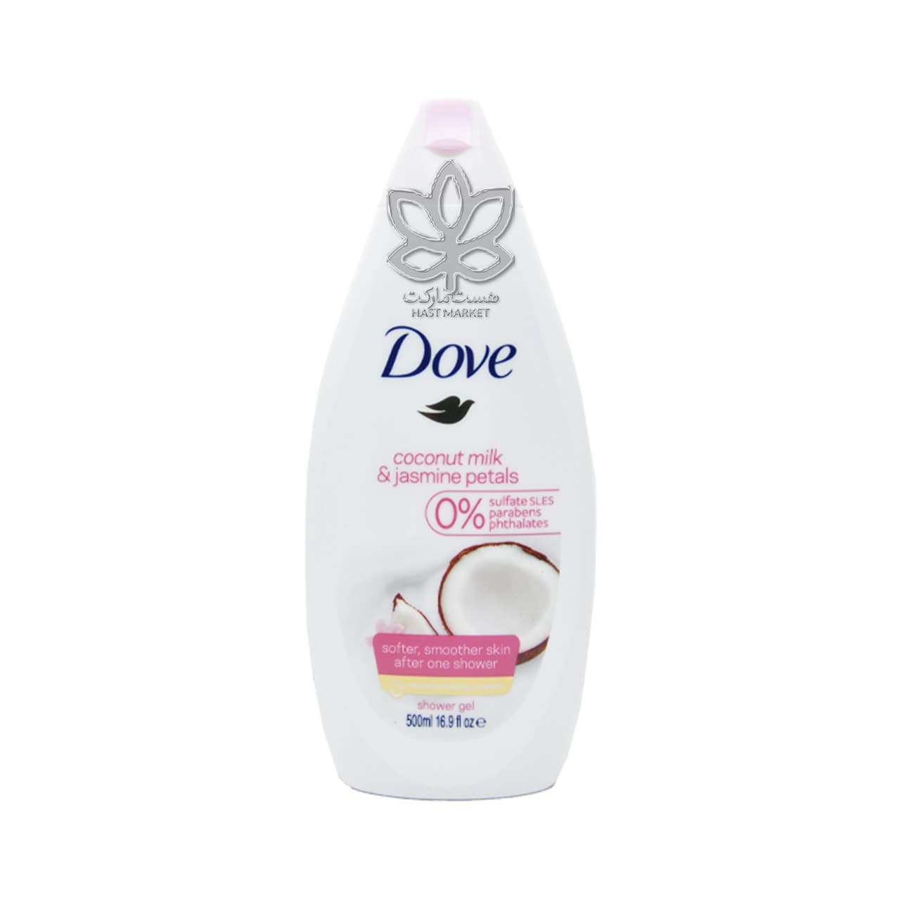شامپو بدن با شیر نارگیل و گل یاس ۵۰۰ میل داو – dove — تصویر ۵