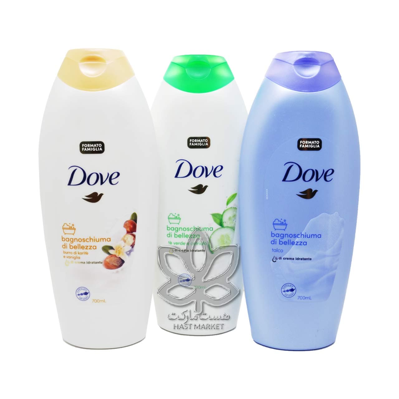 شامپو بدن عصاره وانیل و کره کاریته ۷۰۰ میل داو – dove — تصویر ۳