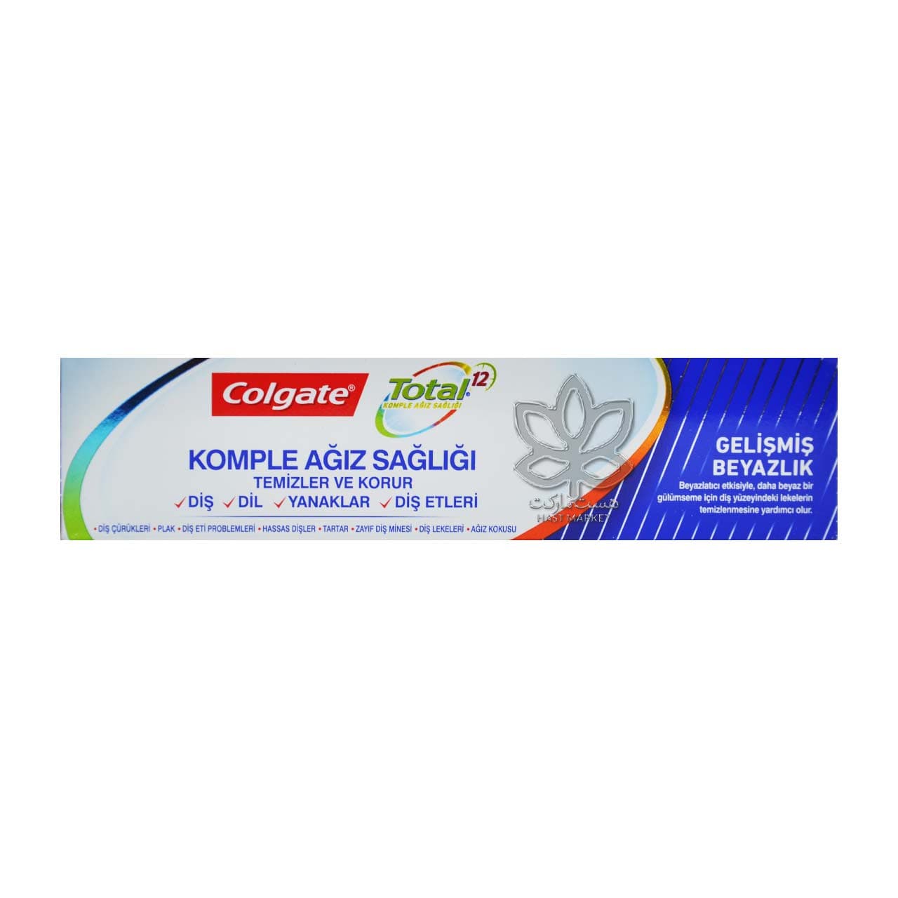 خمیر دندان سفید کننده توتال ۱۲ ادونس وایتینگ 50 میل کولگیت – colgate — تصویر ۶