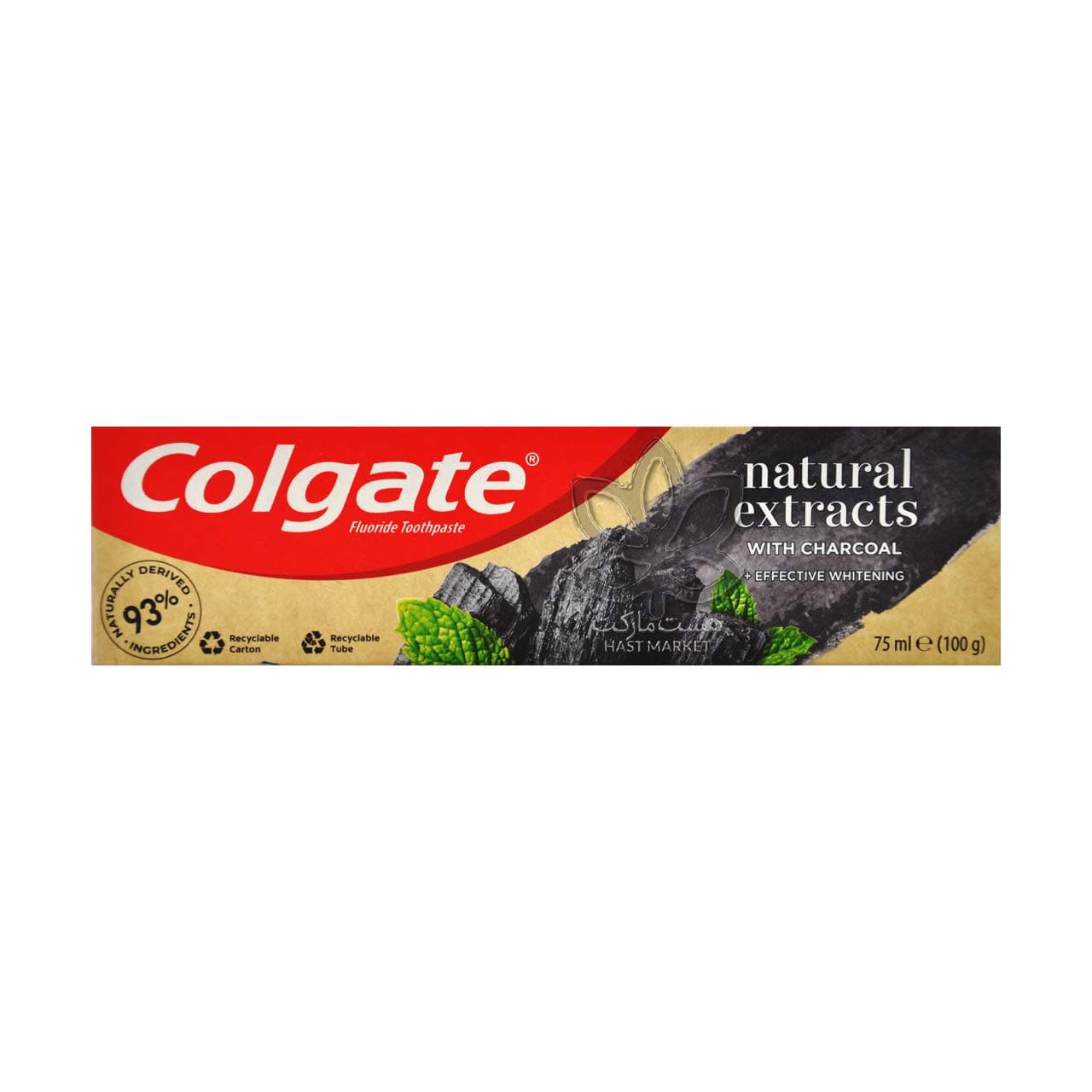 خمیر دندان سفید کننده ( با زغال فعال ) ۷۵ میل نچرال کولگیت – colgate — تصویر ۵