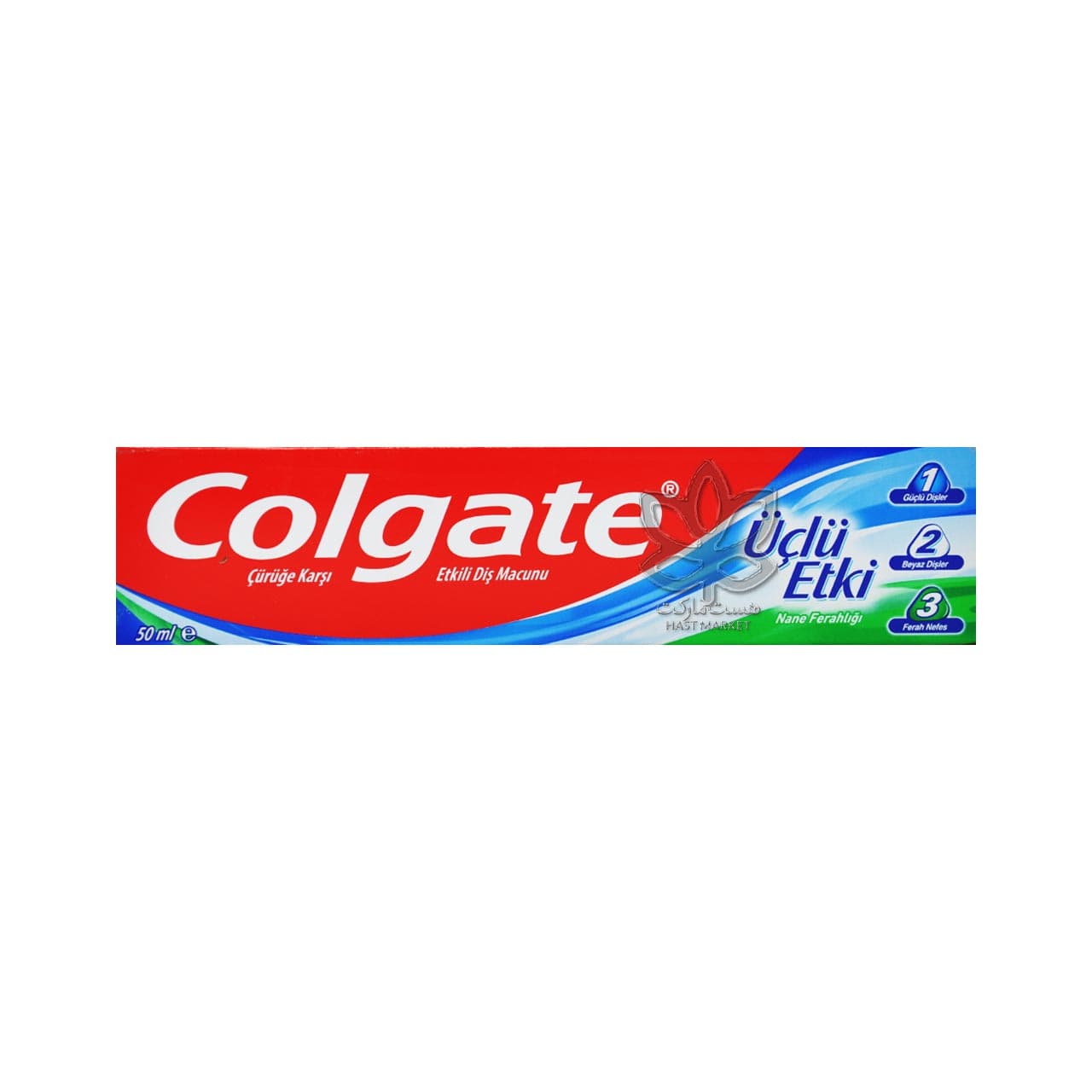 خمیر دندان تریپل اکشن ۵۰ میل کولگیت – colgate