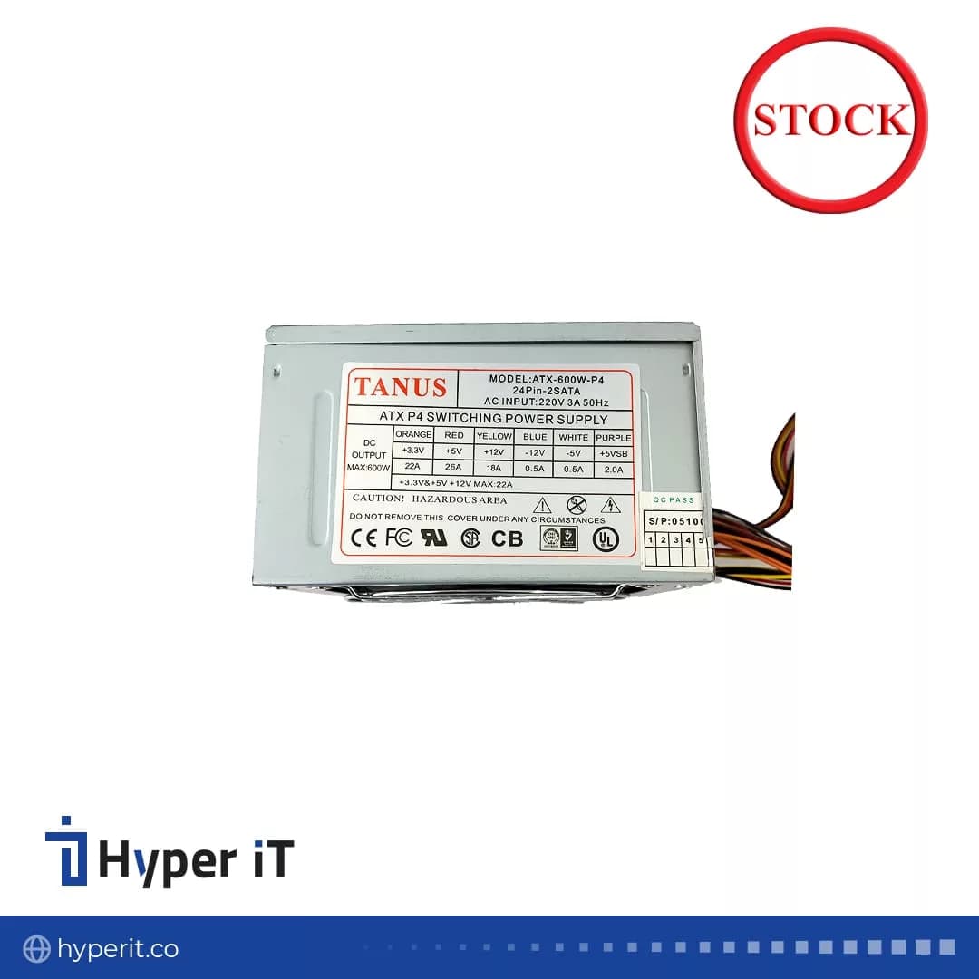 پاور Tanus مدل ATX-600W-P4 — تصویر ۳