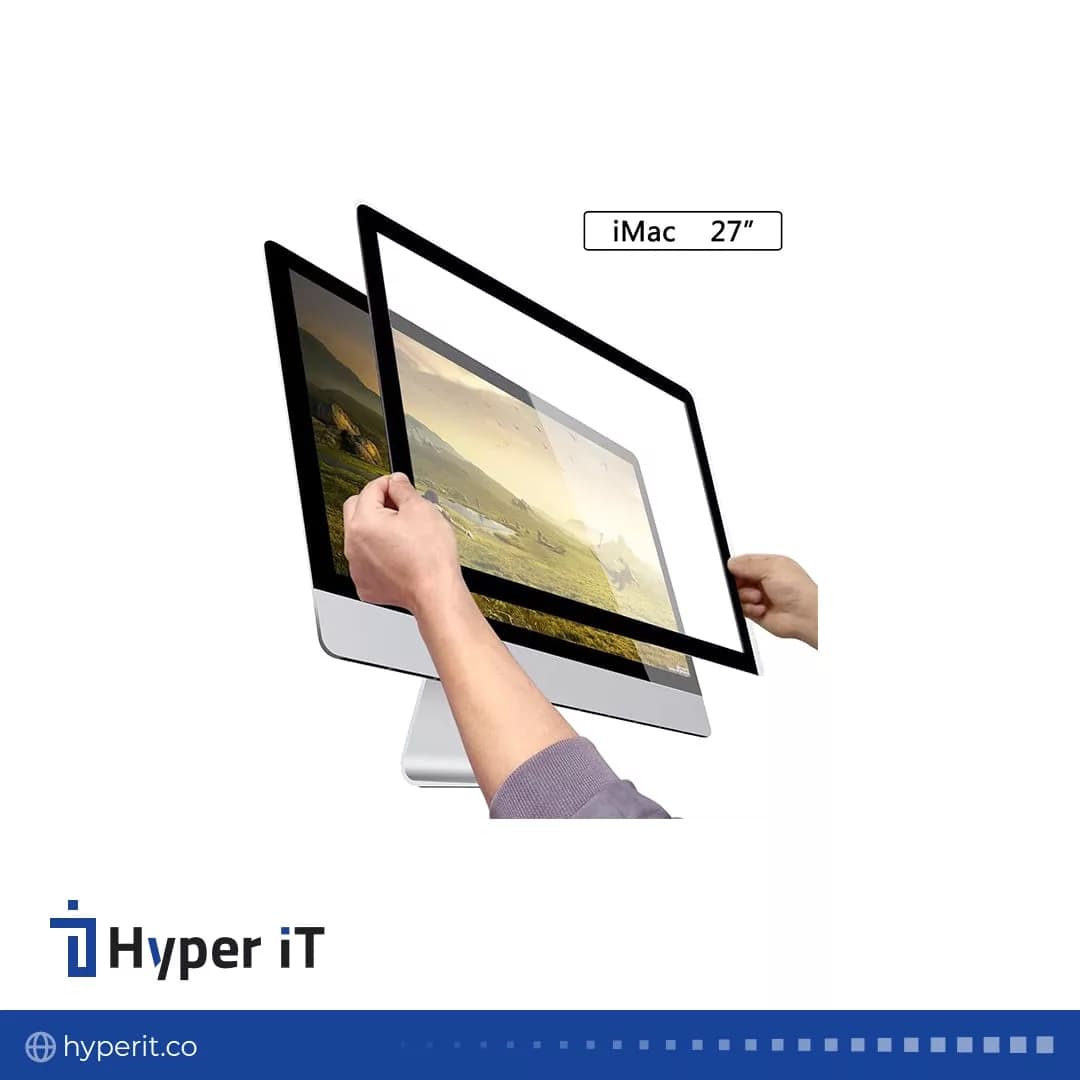 Original new 27″ Glass for iMac A1418 A1419 گلس آیمک‌ اسلیم 27 اینچ — تصویر ۶