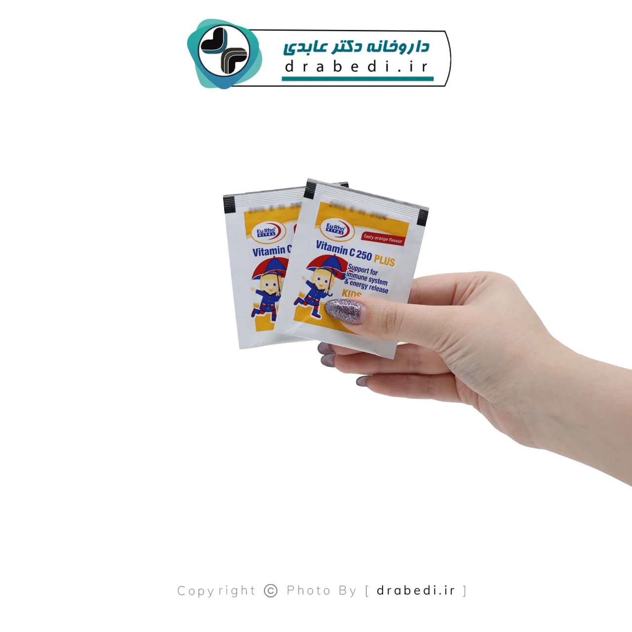 ساشه ویتامین ث 250 میلی گرم پلاس کیدز یوروویتال 30 عدد — تصویر ۸