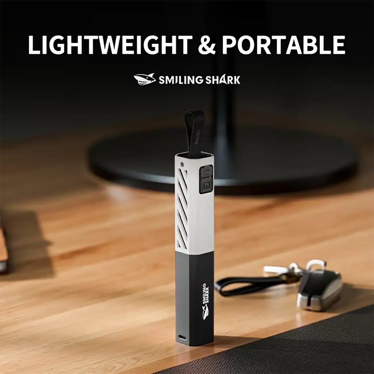 چراغ قوه شارژی اسمایلینگ شارک Smiling Shark مدل SD1020 پنج حالته — تصویر ۵