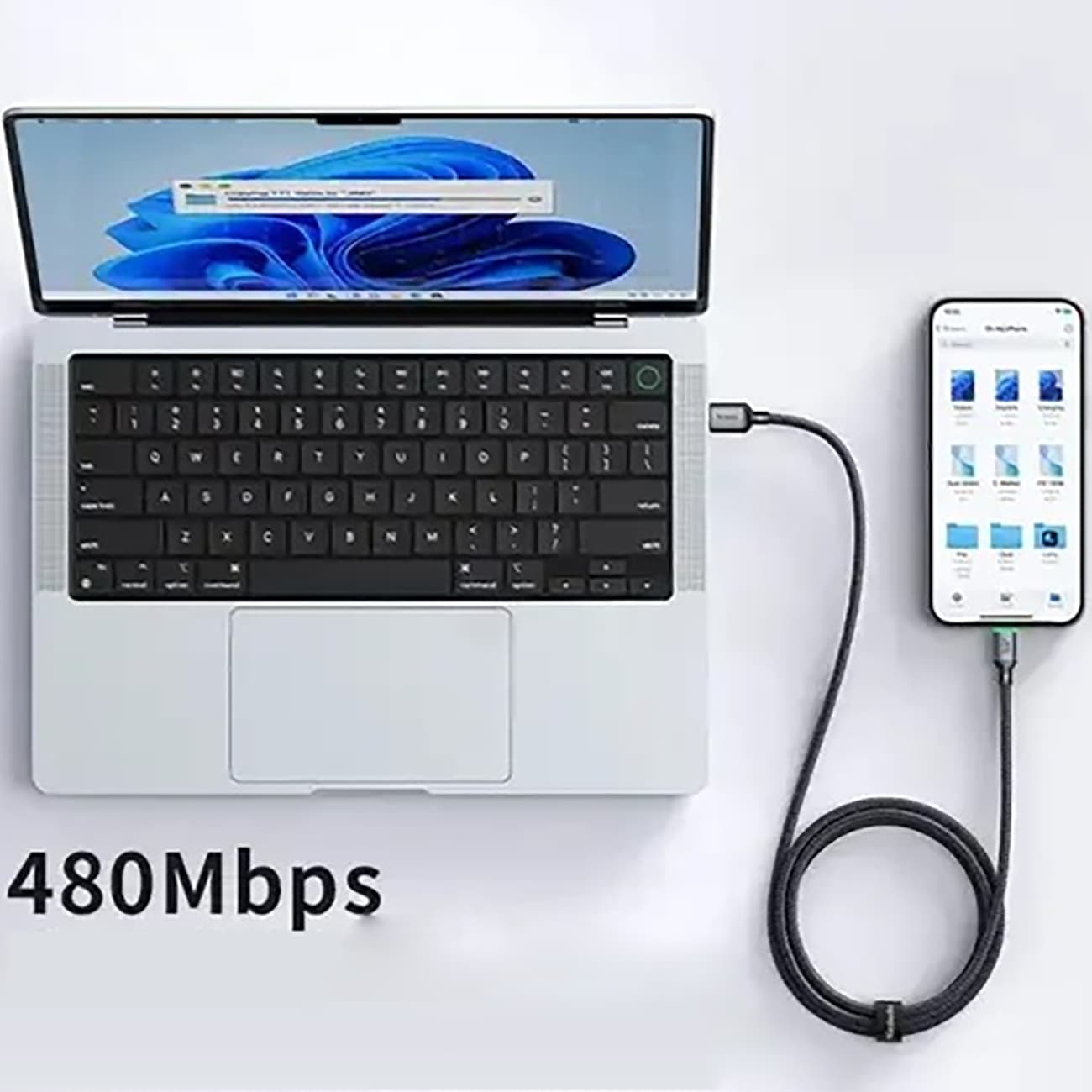 کابل لایتنینگ مک دودو Mcdodo مدل CA-6541 طول 2 متر جریان 3 آمپر — تصویر ۲