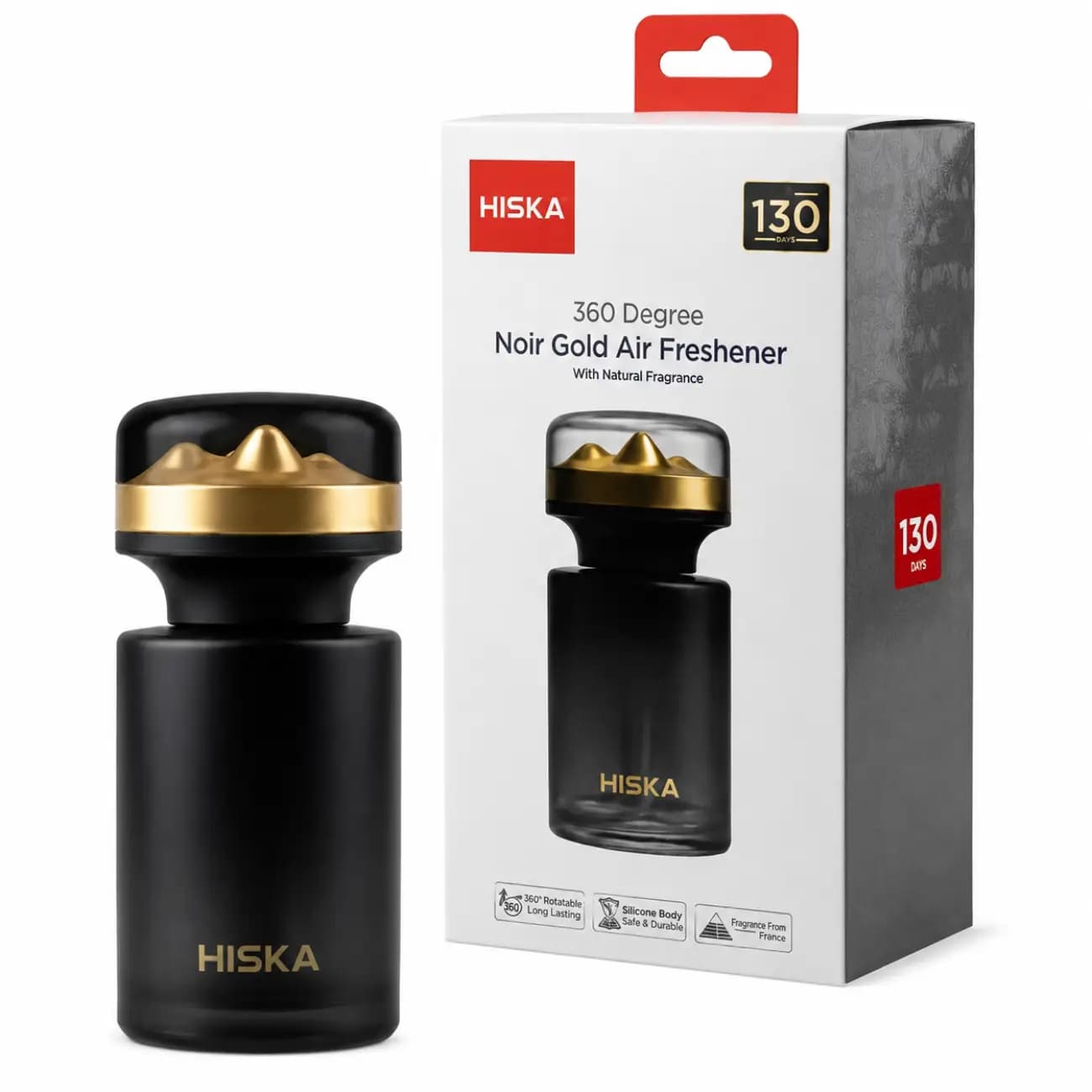 خوشبو کننده هیسکا مدل HR-27 ظرفیت 130ml برای خانه و ماشین — تصویر ۶