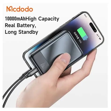 پاوربانک 10000 میلی‌آمپرساعت وایرلس مگنتی مک دودو مدل Mcdodo MC-426 Power Bank — تصویر ۵