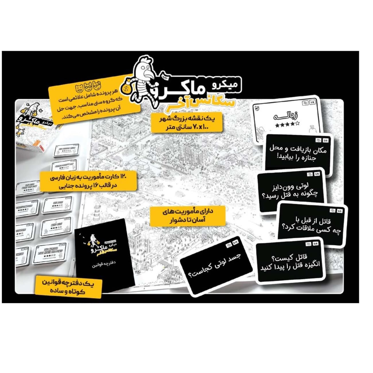 بازی فکری میکروماکرو micromacro showdown سکانس آخر کارآگاهی — تصویر ۳