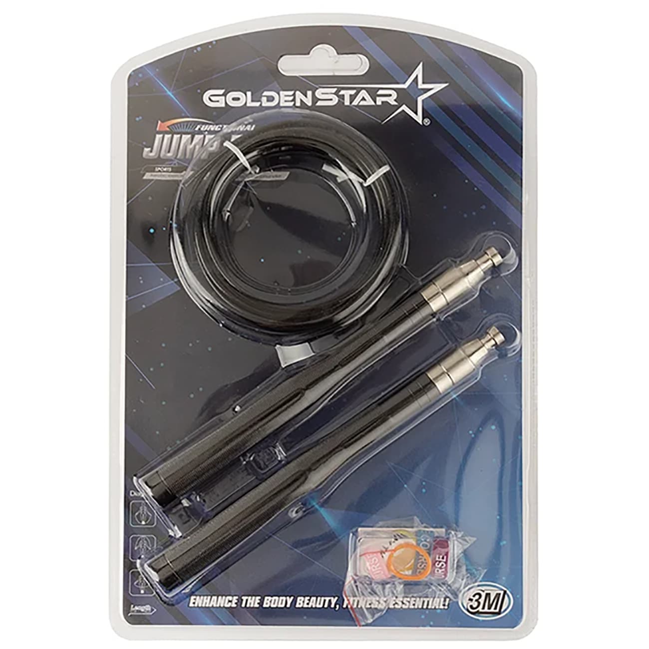 طناب سرعتی گلدن استار Golden Star مدل GS-0808 قابل تنظیم — تصویر ۳