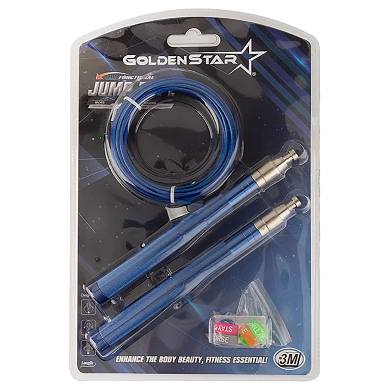 طناب سرعتی گلدن استار Golden Star مدل GS-0808 قابل تنظیم — تصویر ۴