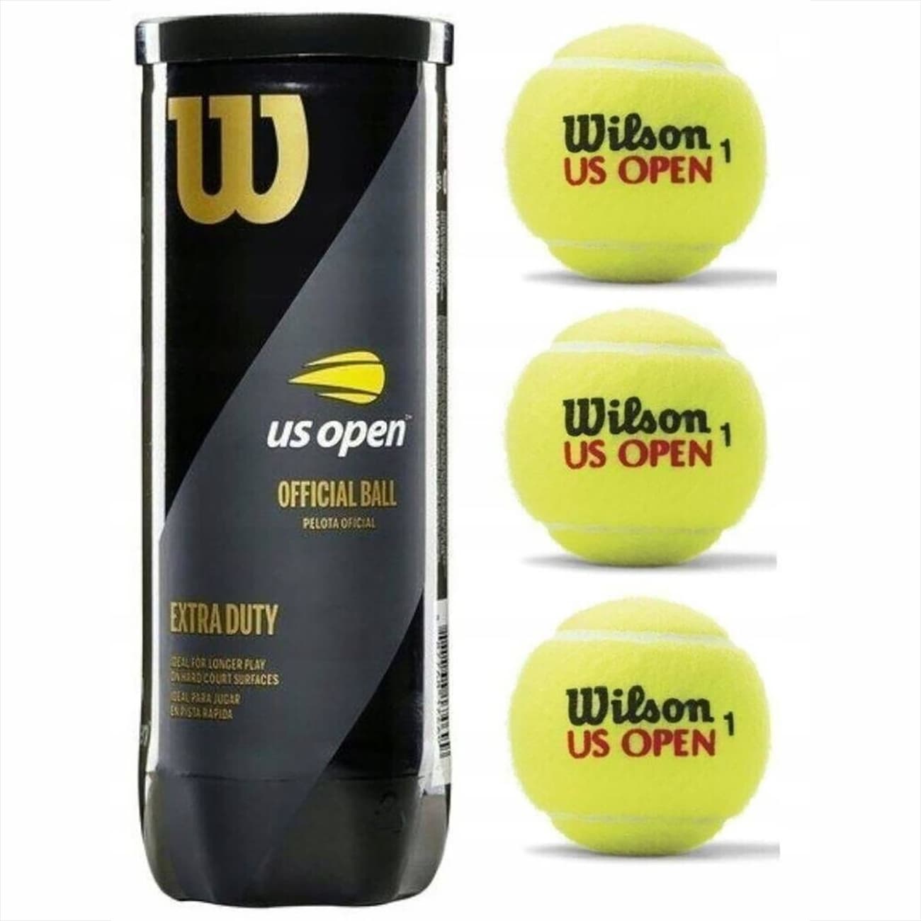 توپ تنیس ویلسون Wilson مدل Us Open سه عددی
