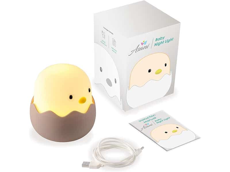 چراغ خواب کودک شارژی مدل جوجه BD-NL-01 Chicken — تصویر ۱۰
