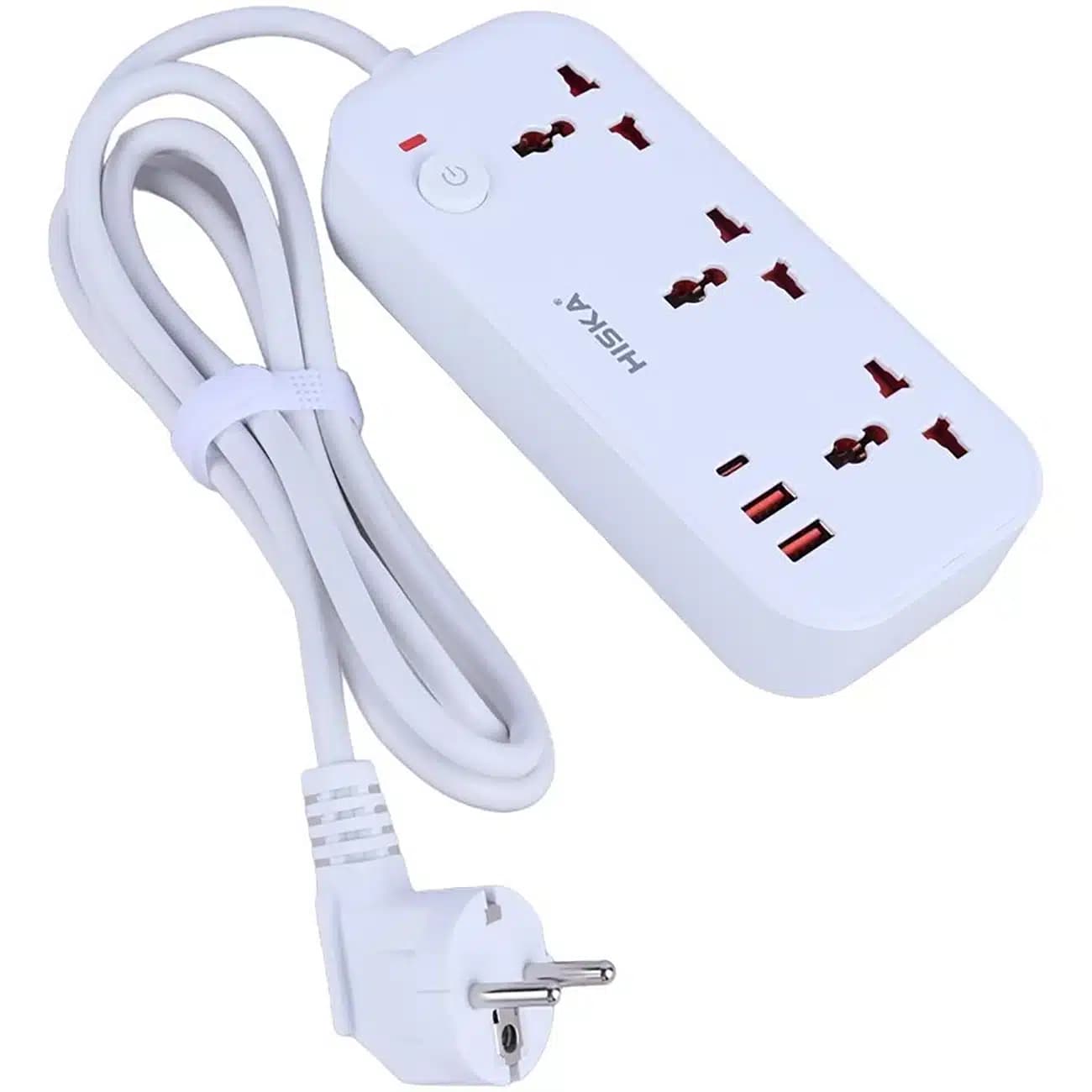چند راهی برق هیسکا HISKA مدل ch-5511 با 3 سوکت و 3 پورت — تصویر ۹