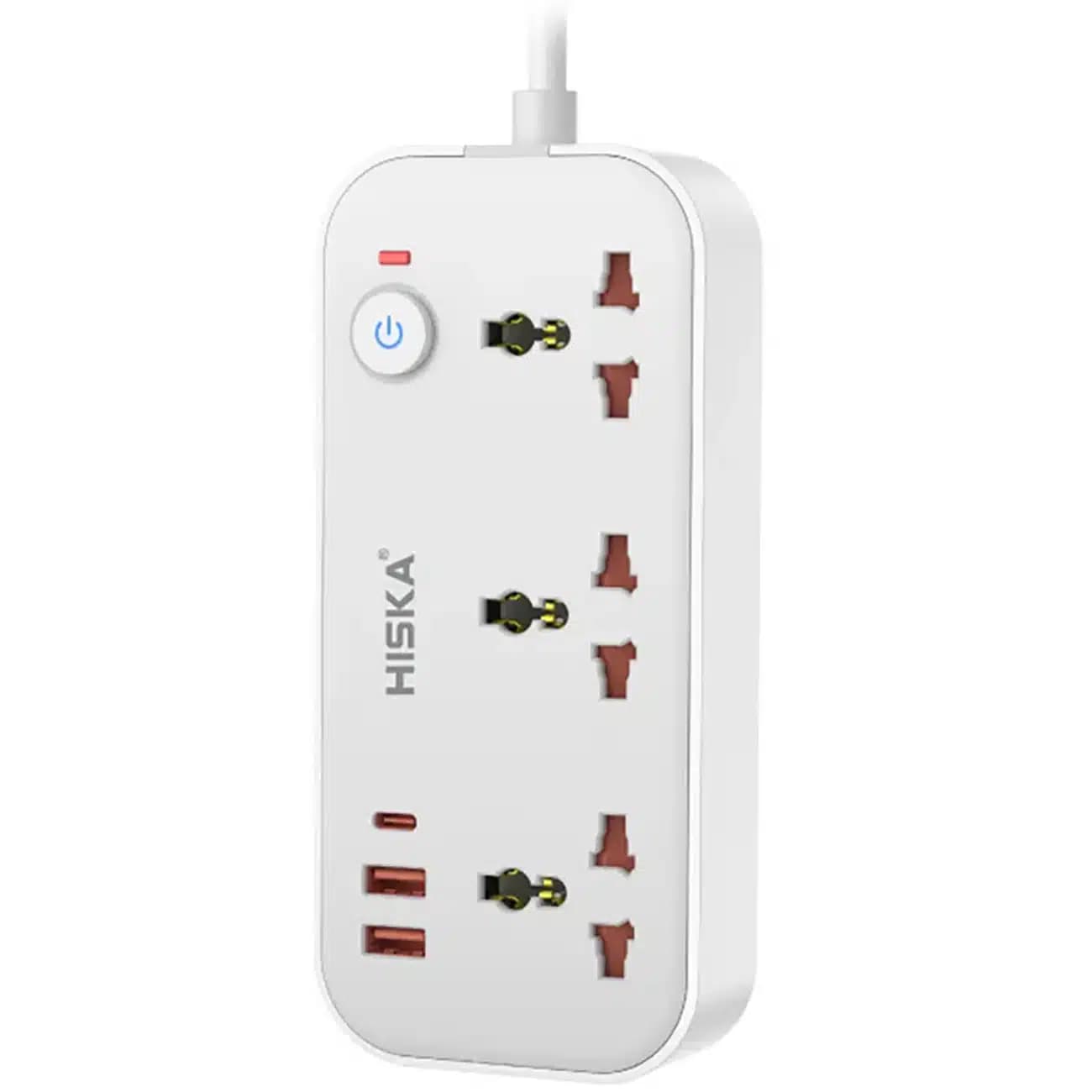 چند راهی برق هیسکا HISKA مدل ch-5511 با 3 سوکت و 3 پورت — تصویر ۱۱