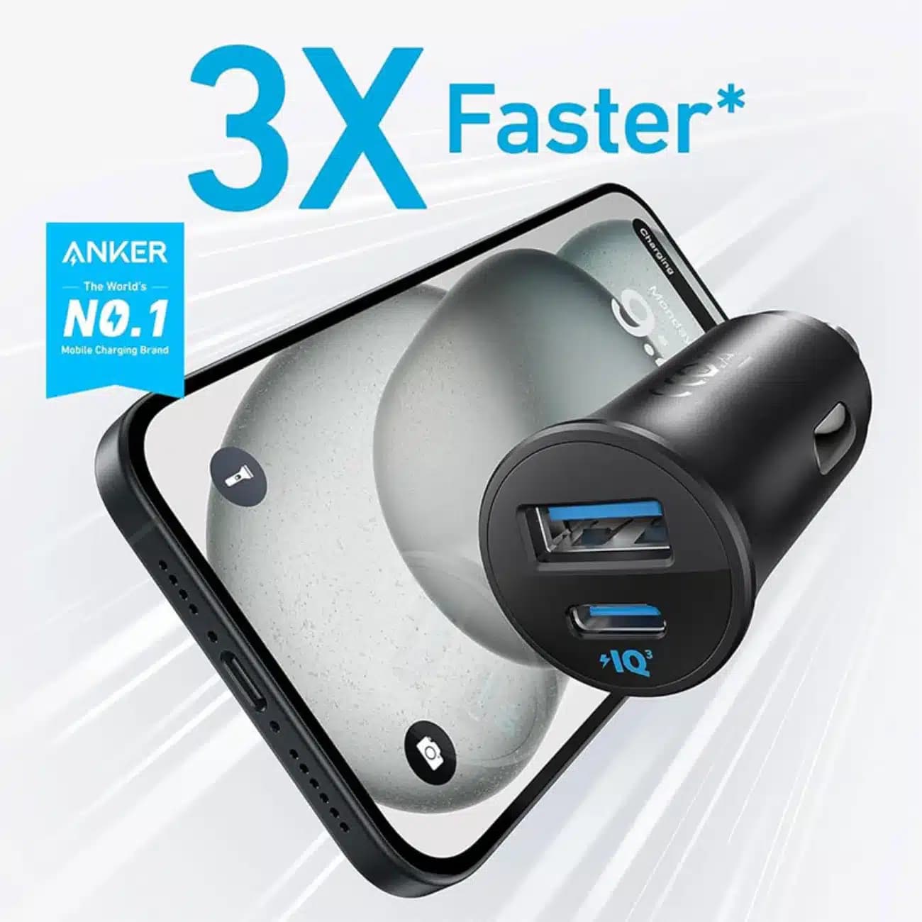 شارژر فندکی Anker انکر مدل A2741 توان 30 وات — تصویر ۷