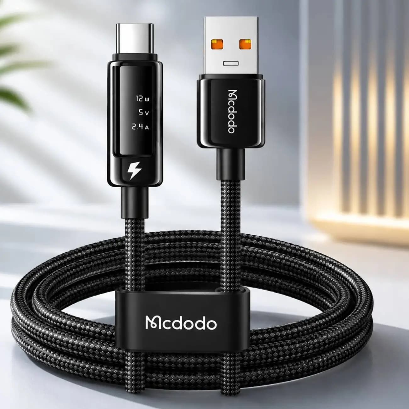 کابل تایپ سی مک دودو mcdodo مدل CA-8870 جریان 6 آمپر 1.2 متر — تصویر ۲