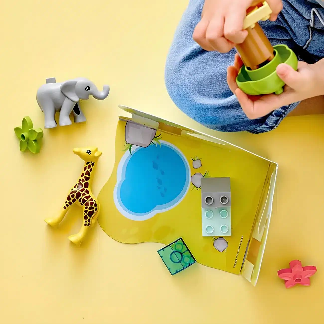 لگو سری LEGO DUPLO مدل 10971 Wild Animals of Africa با 10 قطعه — تصویر ۴