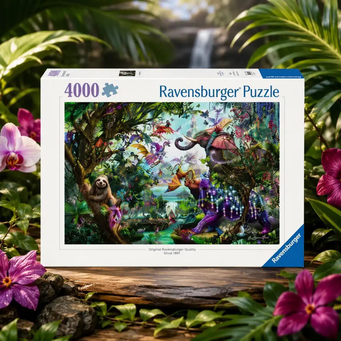 پازل 4000 تکه Ravensburger راونزبرگر مدل 12000812 طرح Tropical Dragons — تصویر ۵