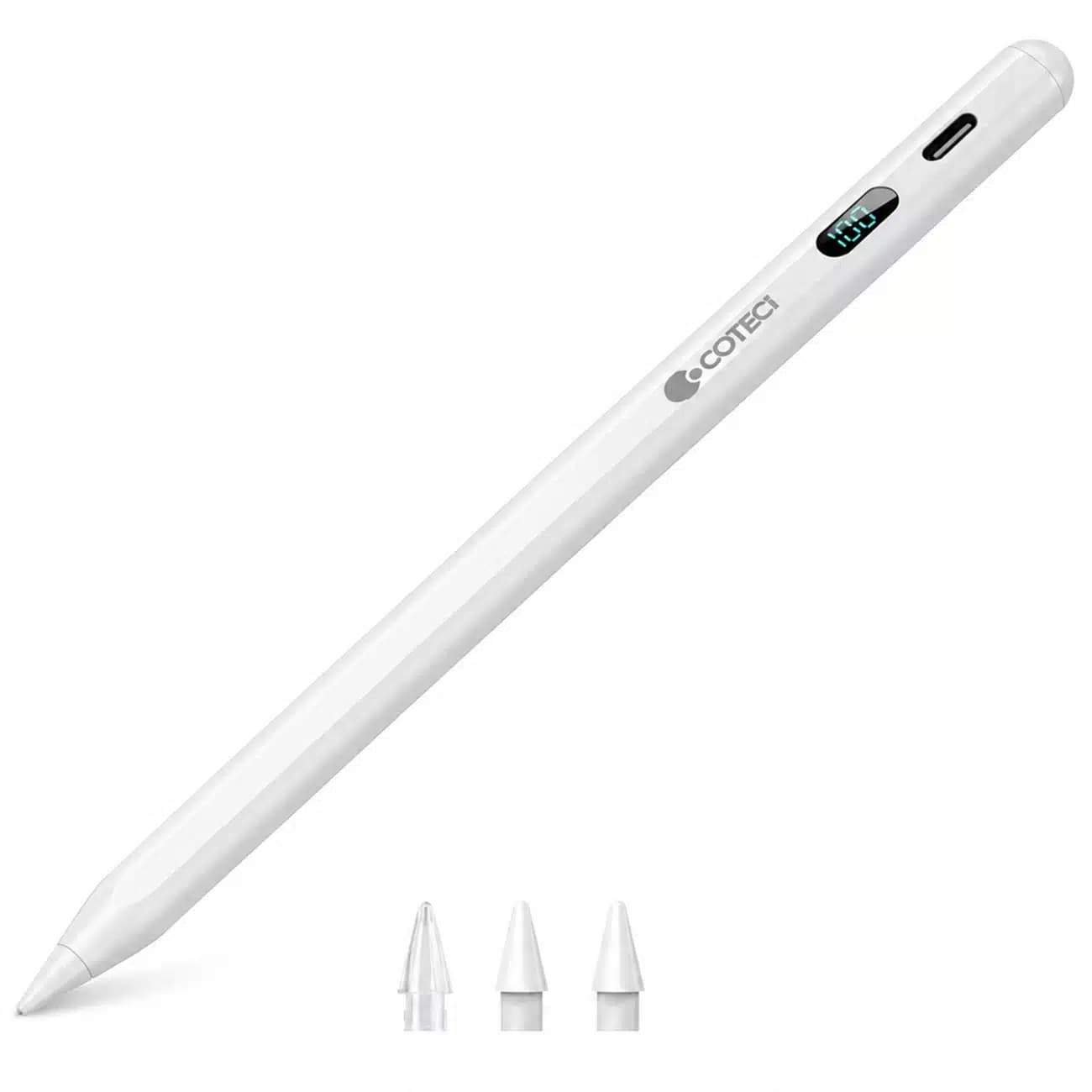 قلم لمسی آیپد کوتسی Coteci مدل iP-018 شارژی 3 عدد نوک یدکی