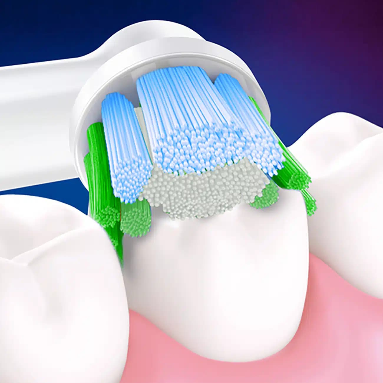 سری یدک مسواک برقی اورال-بی Oral-B مدل Precision Clean بسته 4 عددی — تصویر ۲