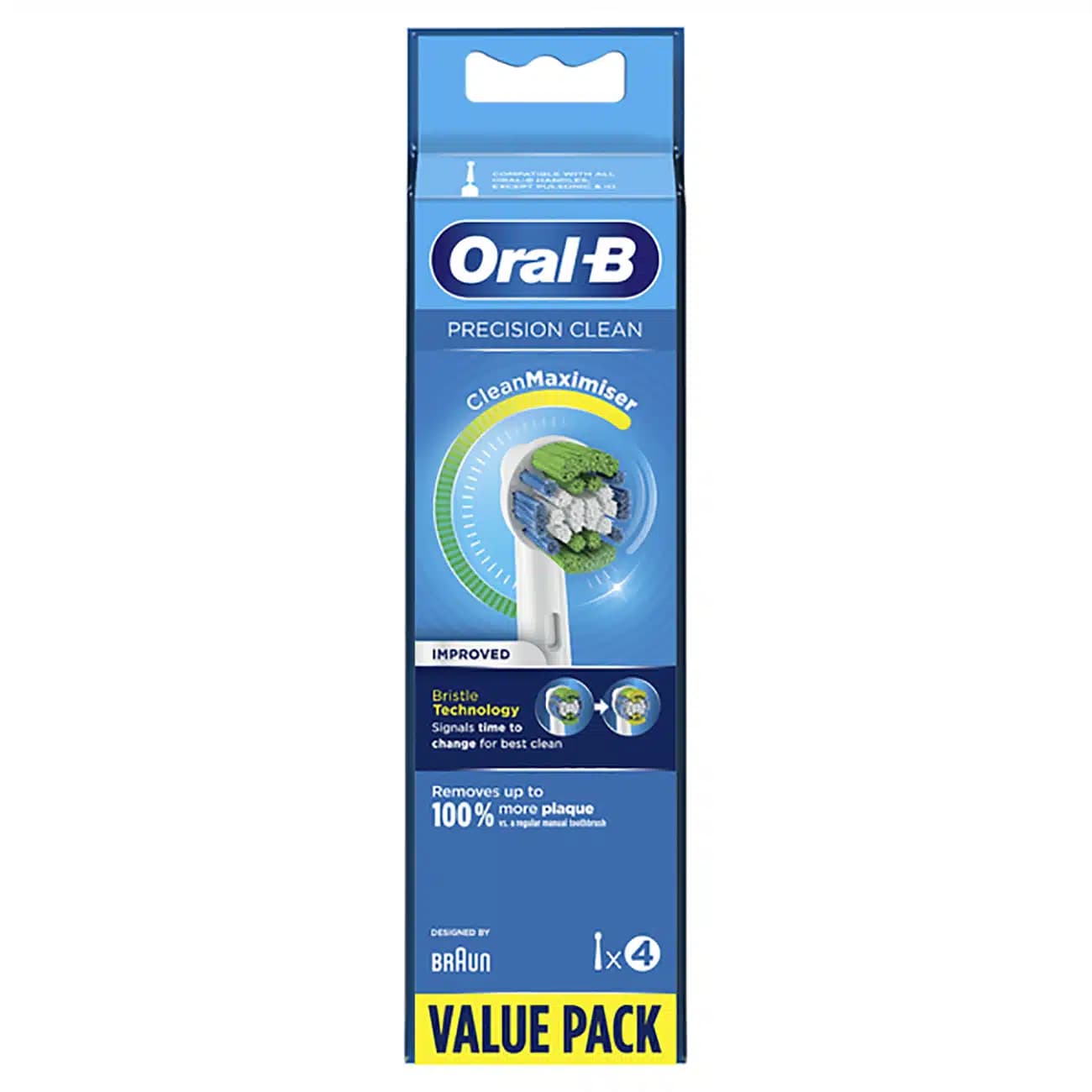 سری یدک مسواک برقی اورال-بی Oral-B مدل Precision Clean بسته 4 عددی — تصویر ۵