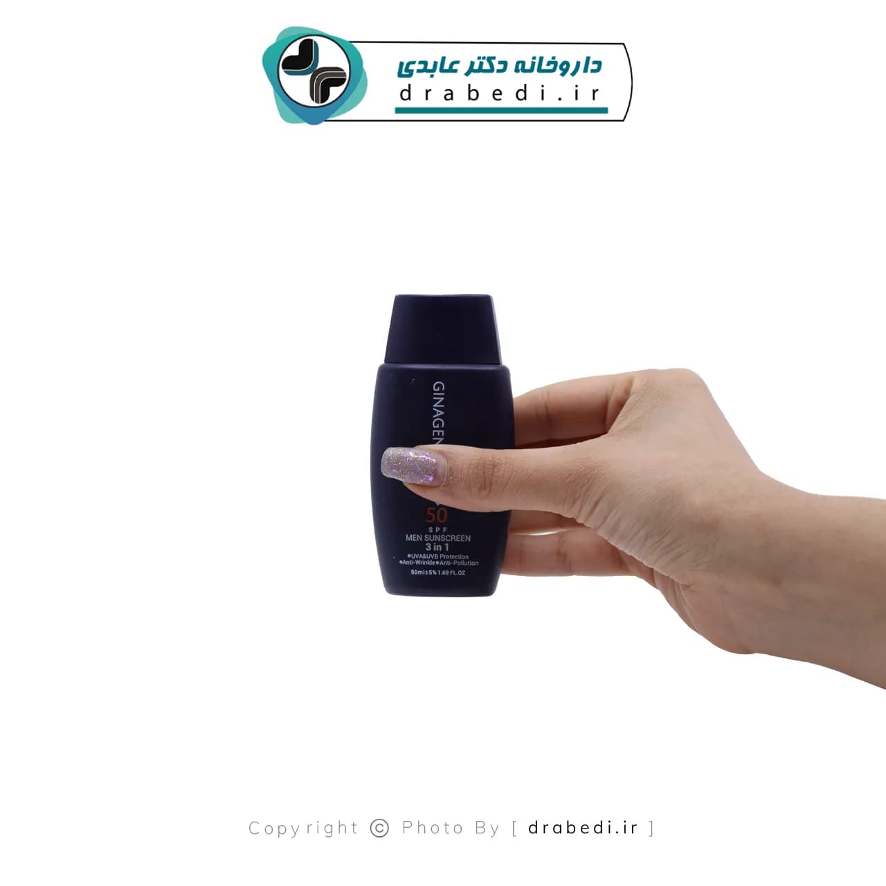 کرم ضد آفتاب آقايان 3 در 1 SPF 50 ژيناژن — تصویر ۲