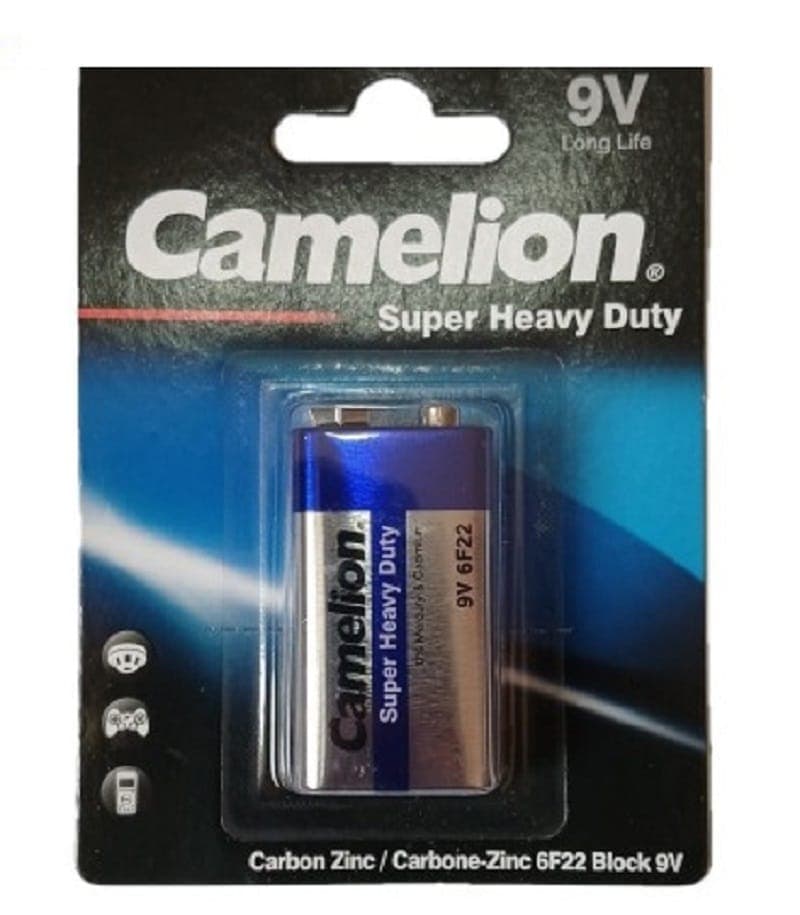 باتری کتابی 9 ولت کملیون SUPER HEAVY DUTY مدل BF22-BP1B — تصویر ۳